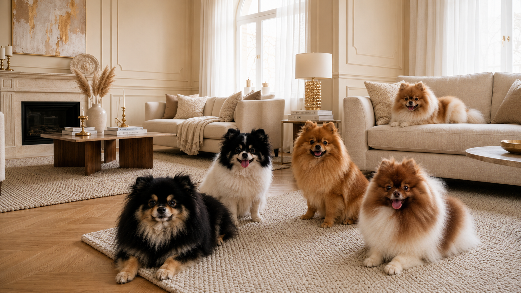 Néboas de Gea Pomeranias exclusivos
